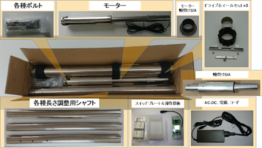 KIT本体 パターン①<br>シャフト長<br>1212mm~1554mm