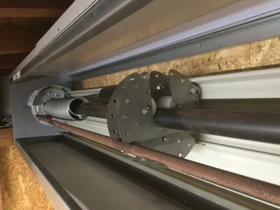 センタープーリー取り付け後の右